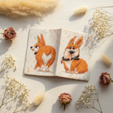 PANNA Cross Stitch Kit “Passport Cover. Corgi” OP-7393