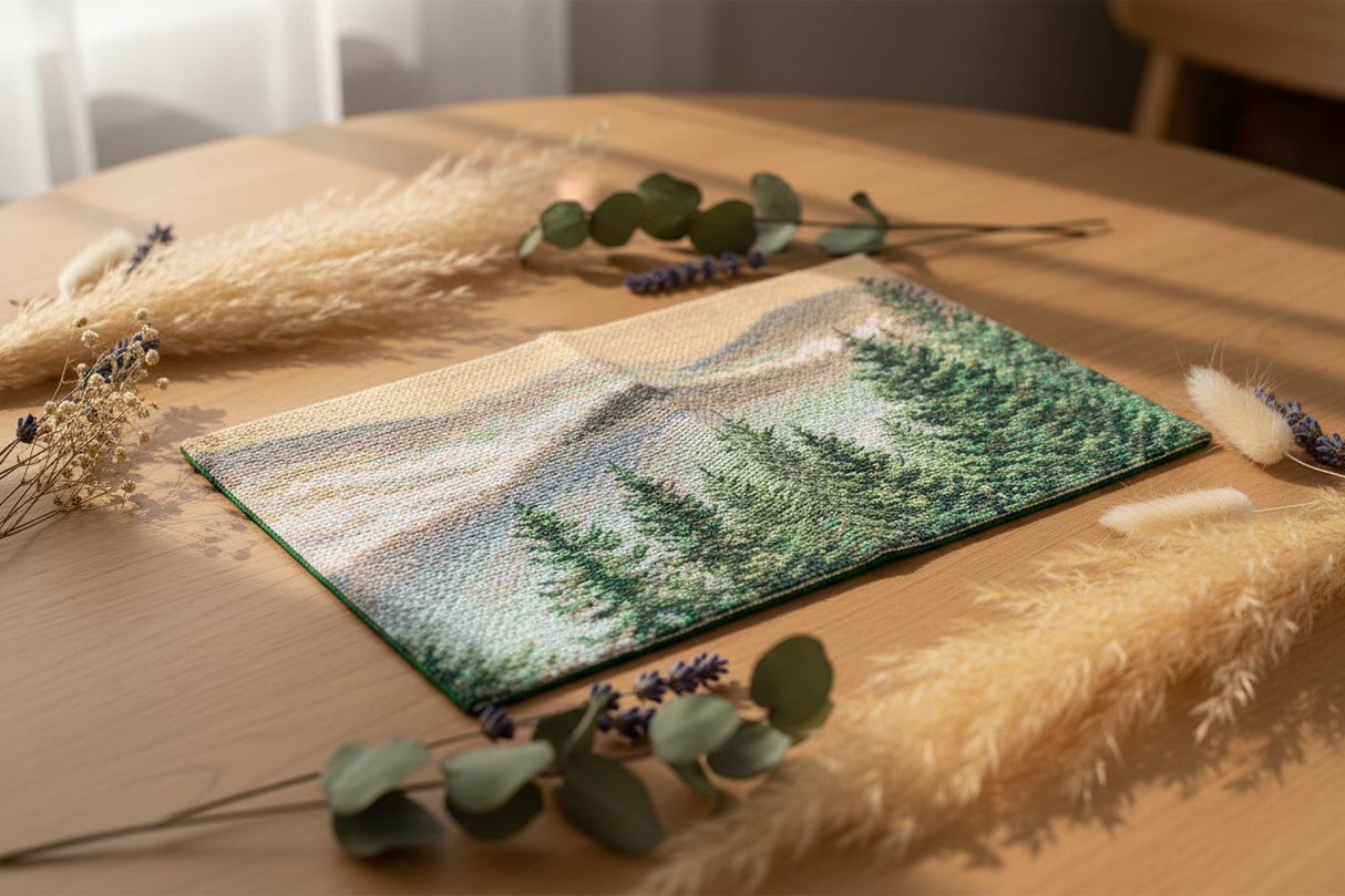 PANNA Cross Stitch Kit “Passport Cover. Mountains” POP-7395