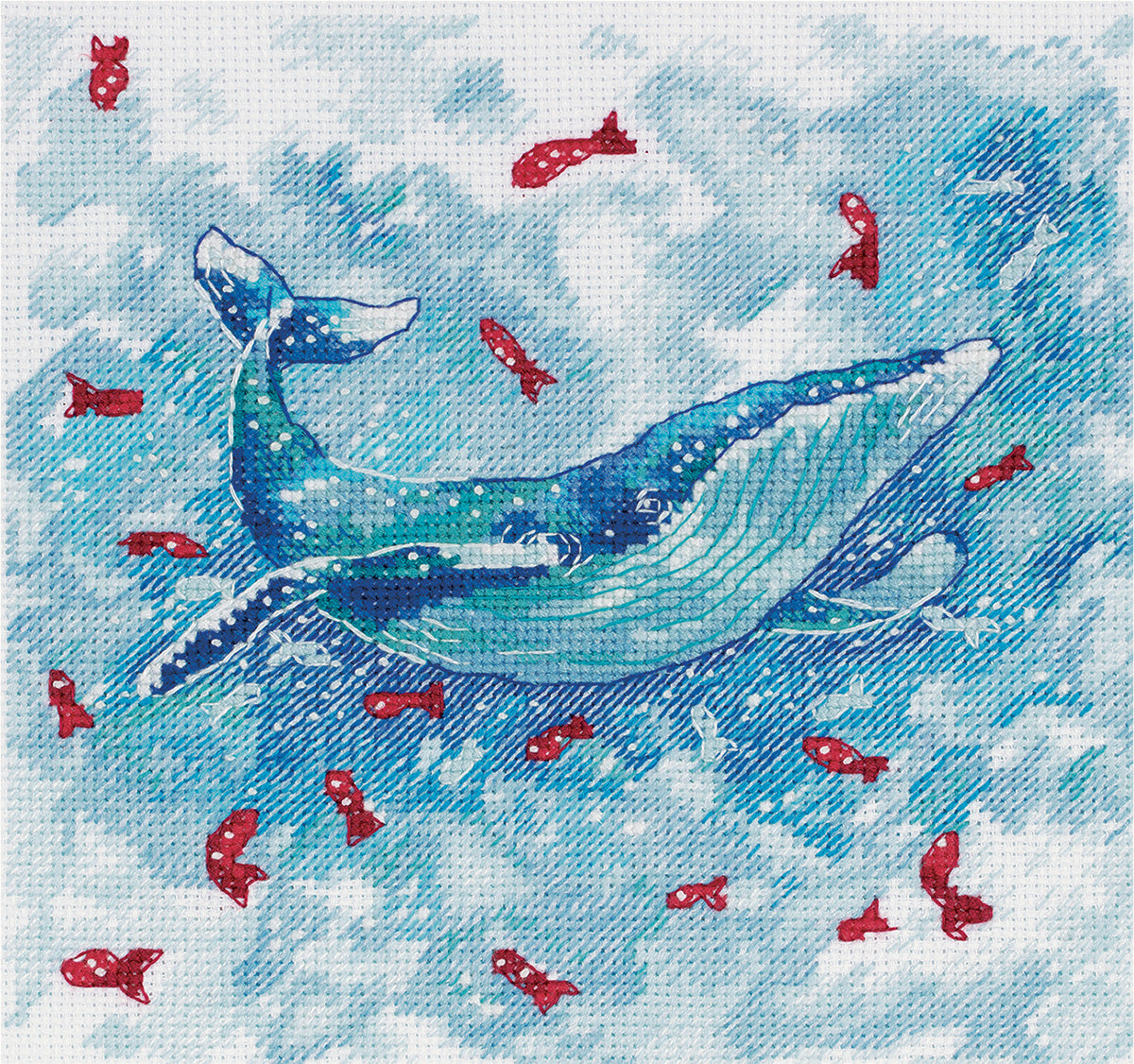PANNA Cross Stitch Kit "Whale" PMT-7415