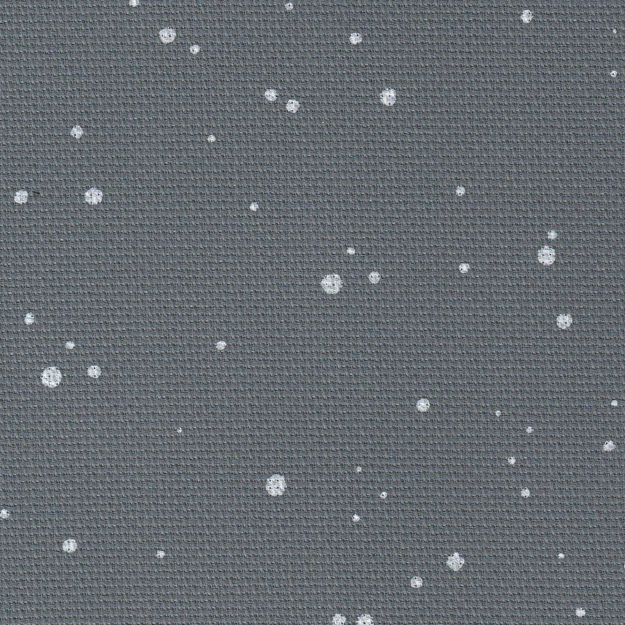 Zweigart AIDA 18 count fabric 3793/7419 Splash Anthracite Grey — 100% Cotton Canvas