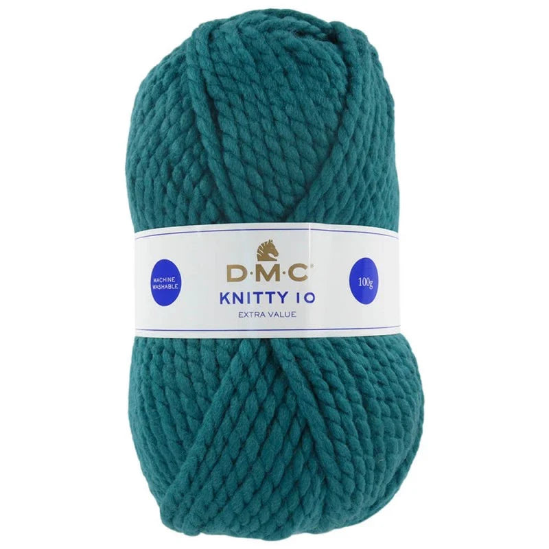 Lana DMC Knitty 10 – Hilo acrílico Super Chunky para tejer y crochet (100 g / 82 m)