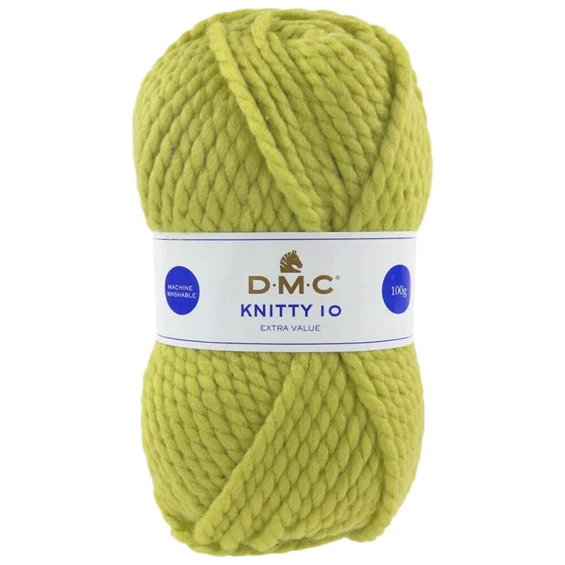 Lana DMC Knitty 10 – Hilo acrílico Super Chunky para tejer y crochet (100 g / 82 m)