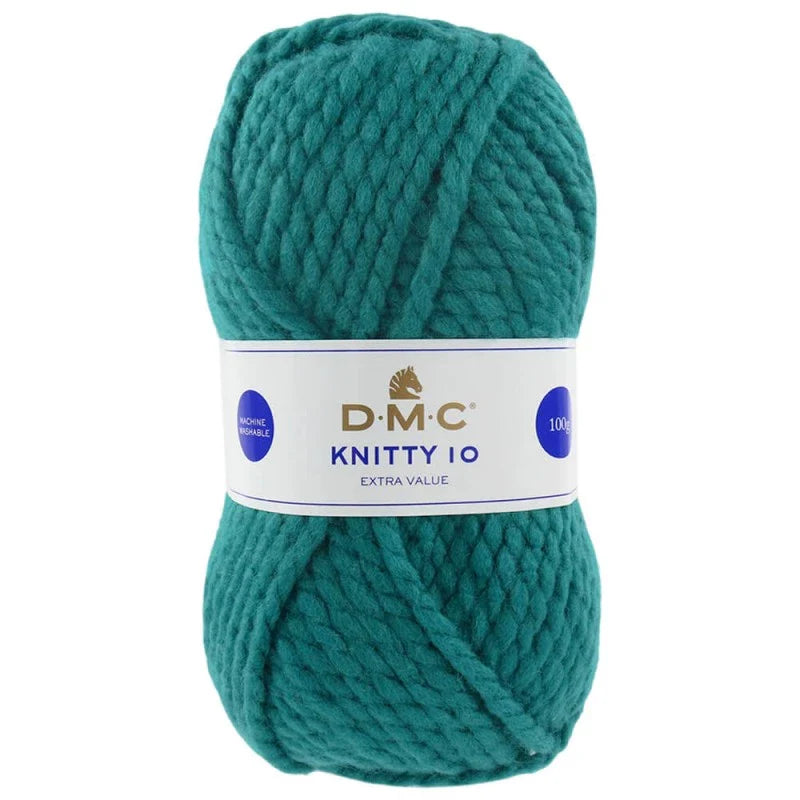 Lana DMC Knitty 10 – Hilo acrílico Super Chunky para tejer y crochet (100 g / 82 m)