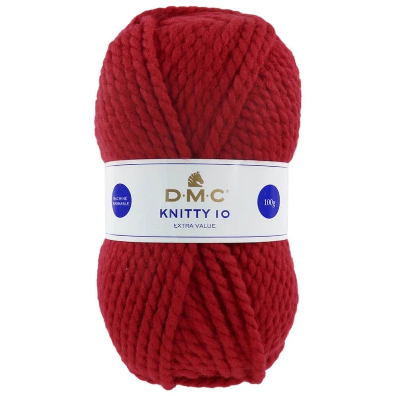 Lana DMC Knitty 10 – Hilo acrílico Super Chunky para tejer y crochet (100 g / 82 m)
