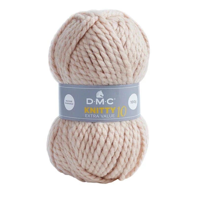 Lana DMC Knitty 10 – Hilo acrílico Super Chunky para tejer y crochet (100 g / 82 m)