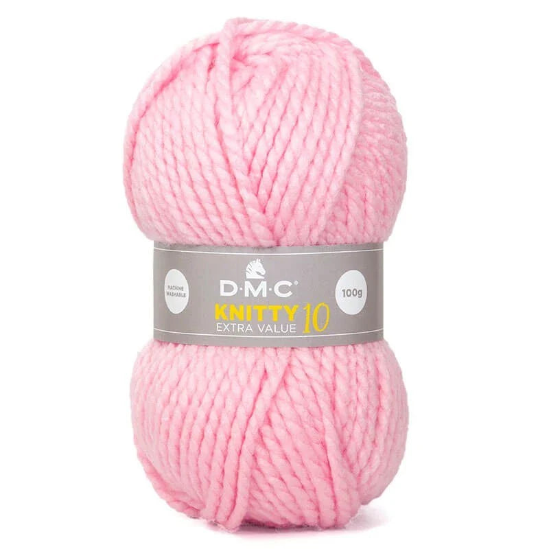 Lana DMC Knitty 10 – Hilo acrílico Super Chunky para tejer y crochet (100 g / 82 m)