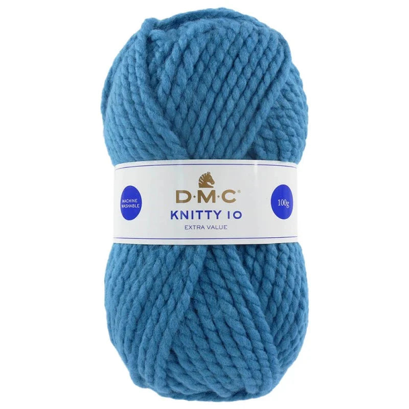 Lana DMC Knitty 10 – Hilo acrílico Super Chunky para tejer y crochet (100 g / 82 m)