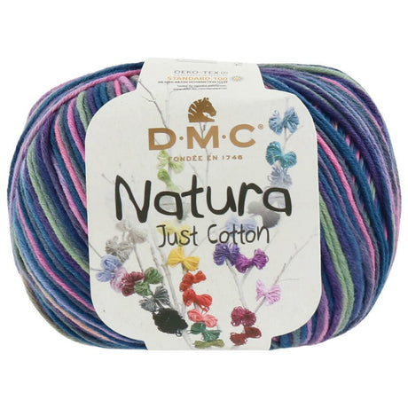 Hilo DMC Natura Colour Effects - 100% Algodón Peinado con Acabado Mate, Variedad de Colores Multicolores