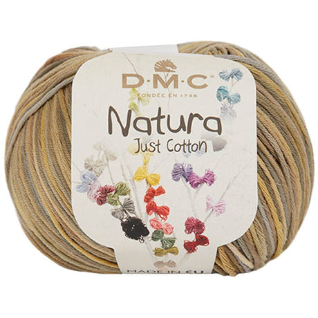Natura Color Effects DMC Thread - 100% coton peigné avec finition mate, variété de couleurs multicolores 