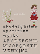 Dolce Alphabet - Lilli Violette - Cross Stitch Chart