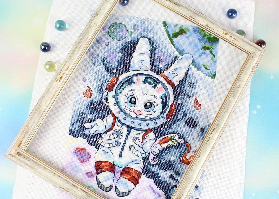 Cross Stitch Kit "Moon Hare" SM-772 by MP Studio