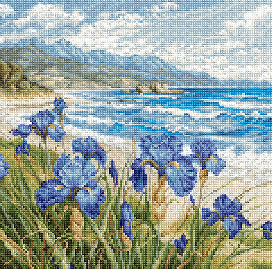 Letistitch Cross Stitch Kit – Blue Harmony (L9934)