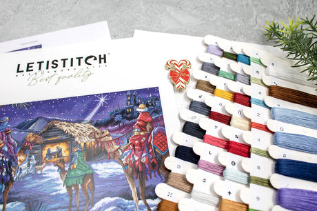 Kit de Punto de Cruz Letistitch - L8108 Three Kings