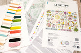 Kit de point de croix « Spring Sampler » – Letistitch L9937