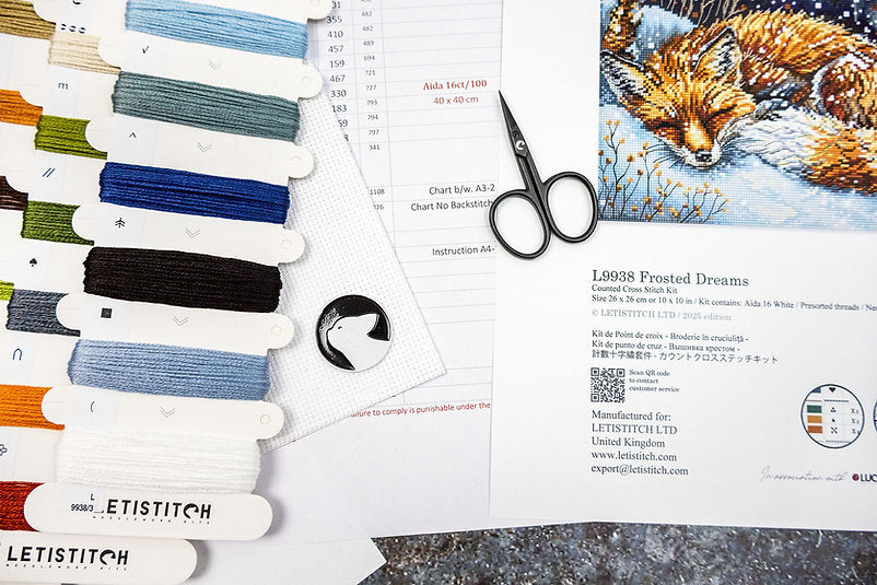 Kit de point de croix compté « Rêves de glace » – Letistitch L9938