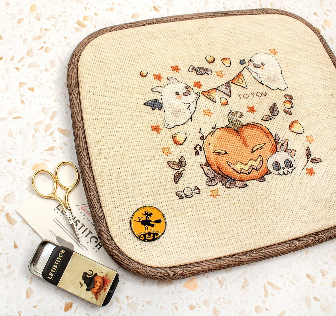 Cross Stitch Kit "Boo To You" - Letistitch L8814