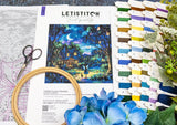 L9942 Le Jardin de Luna - Letistitch | Kit de point de croix