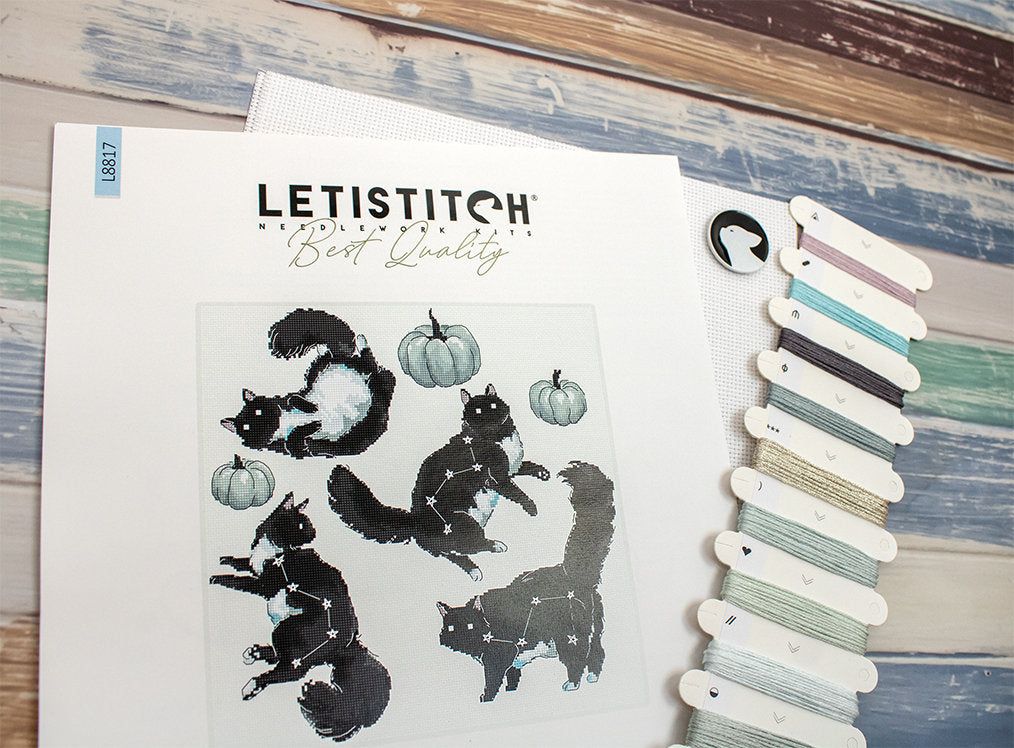 Kit de Punto de Cruz "Cat Constellation" - LETISTITCH L8817