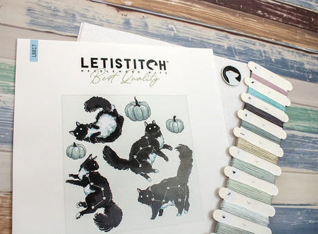 Cross Stitch Kit "Cat Constellation" - LETISTITCH L8817