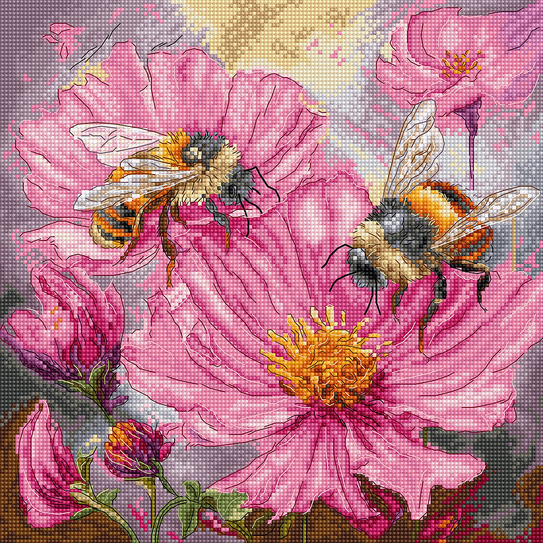 Letistitch Cross Stitch Kit – Honey Blooms (L9933)