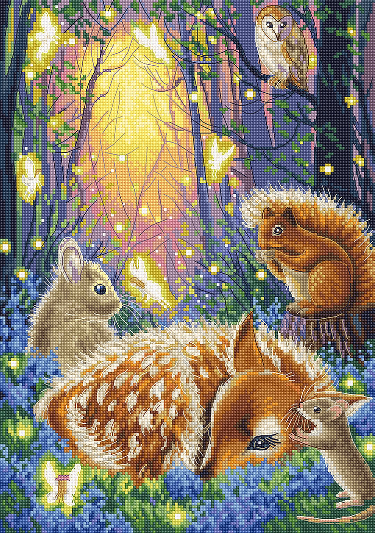 Letistitch Cross Stitch Kit L8096 "Forest of Dreams"
