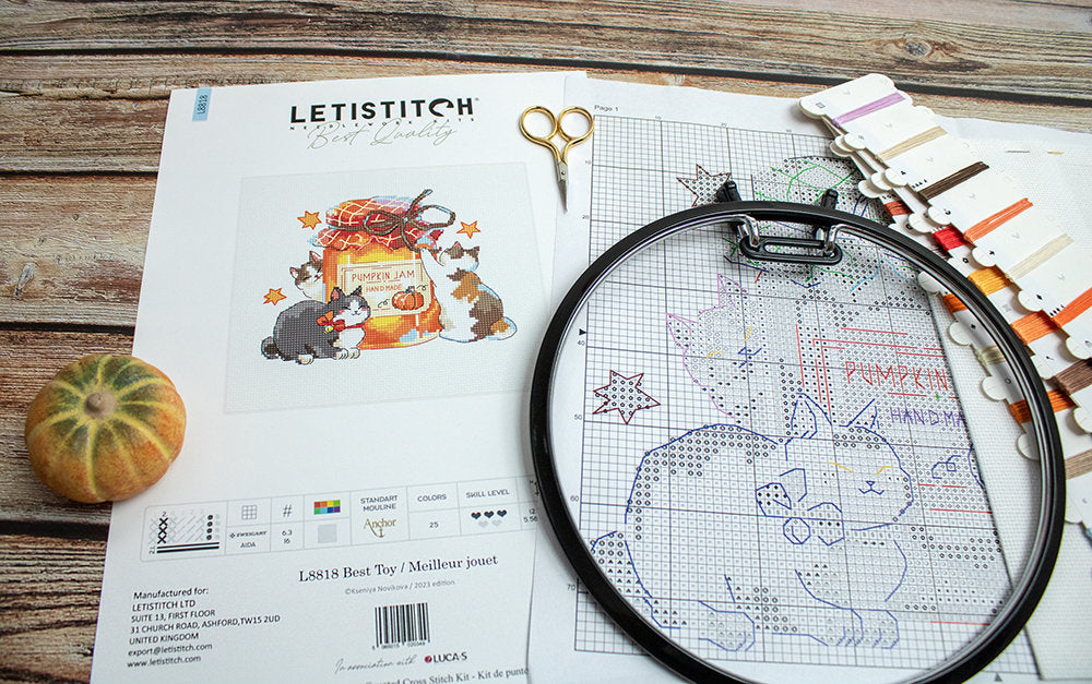 Kit de point de croix. Meilleur jouet - LETISTITCH L8818