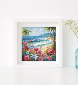 Cross stitch kit - "Paradise" - Letistitch L8099