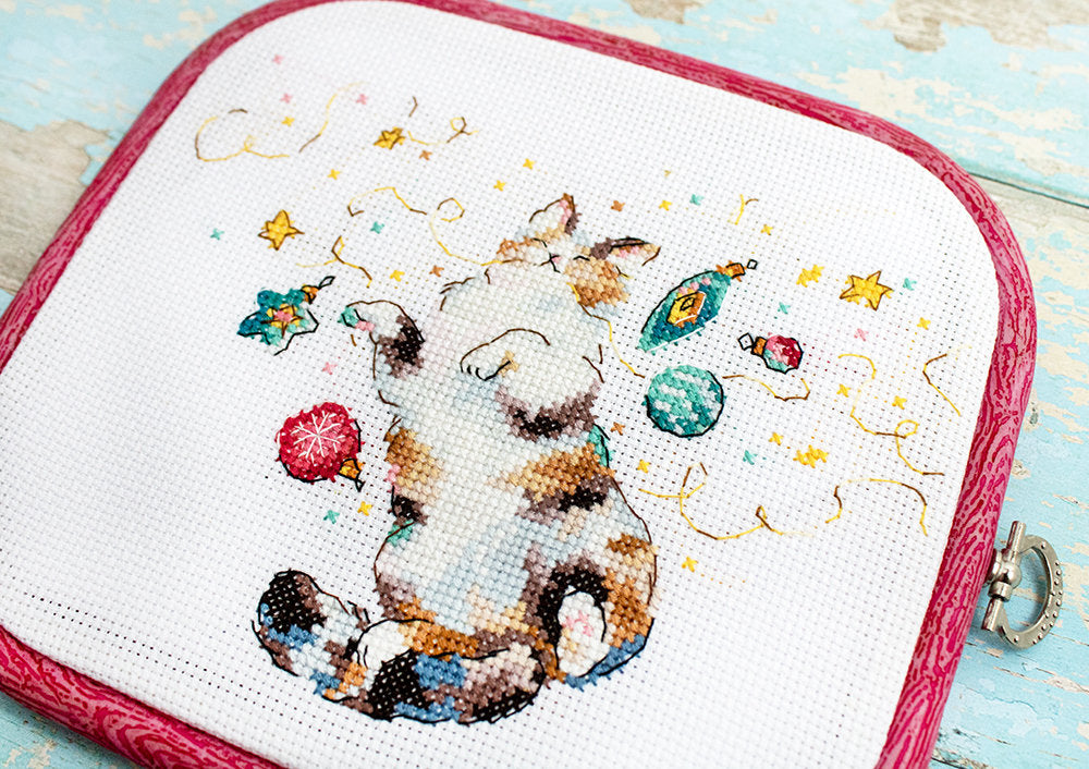 Kit de Punto de Cruz "Cat’s Happiness" - LETISTITCH L8812