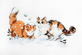 Kit de Punto de Cruz "Winter Kitties" - LETISTITCH L8813