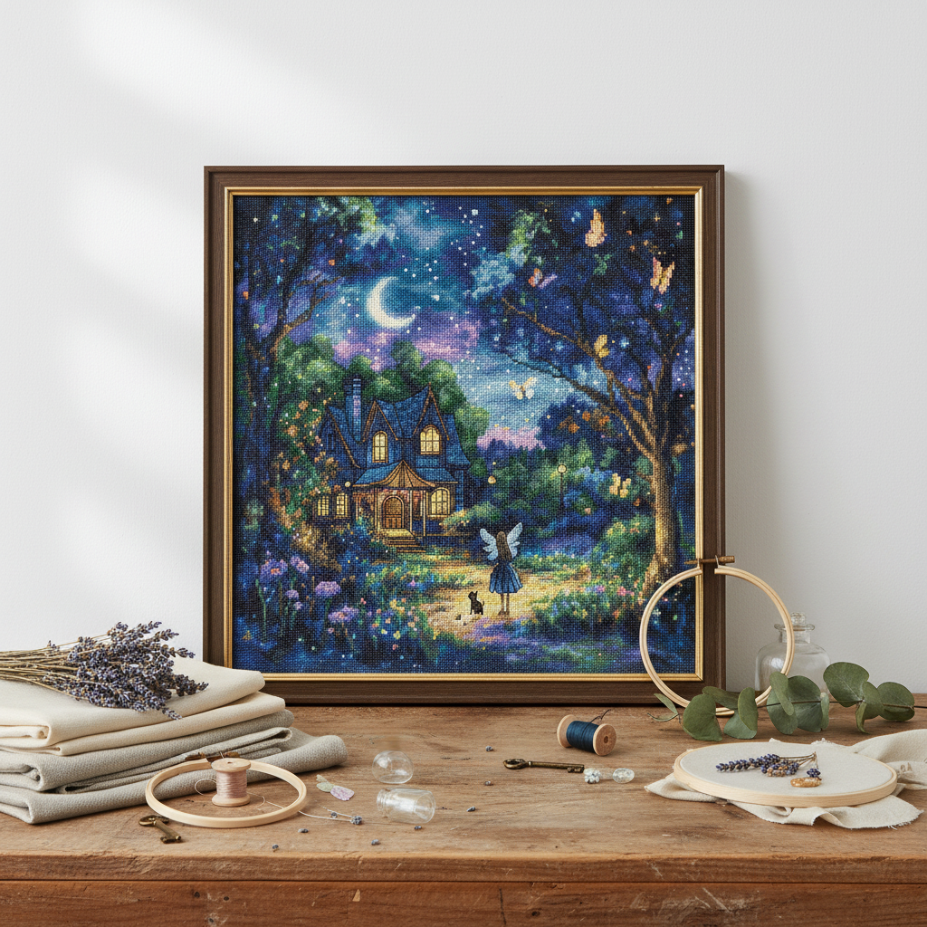 L9942 Luna’s Garden - Letistitch | Kit de punto de cruz