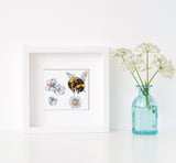 Cross Stitch Kit 'Hairy Bumblebee' L8820 by Letistitch - Delicacy and Nature