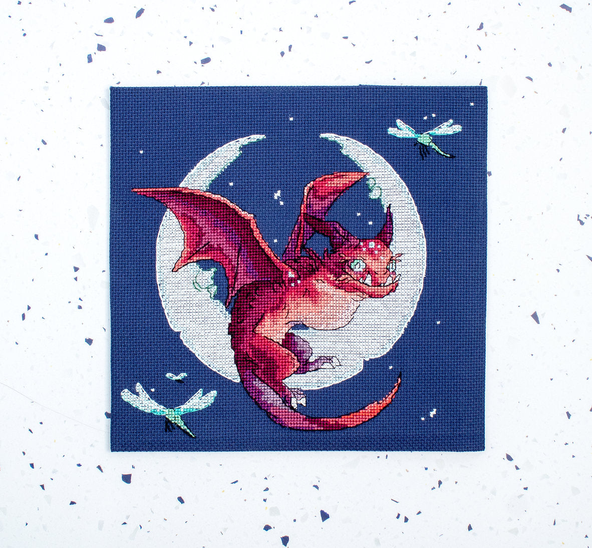 Vista del modelo terminado – Dragón