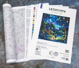 L9942 Le Jardin de Luna - Letistitch | Kit de point de croix