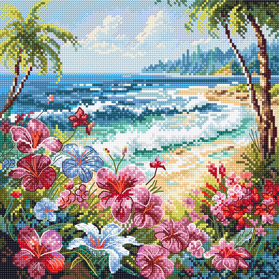 Cross stitch kit - "Paradise" - Letistitch L8099