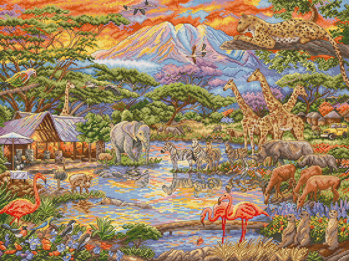 L9941 Wild Africa - Letistitch | Kit de punto de cruz