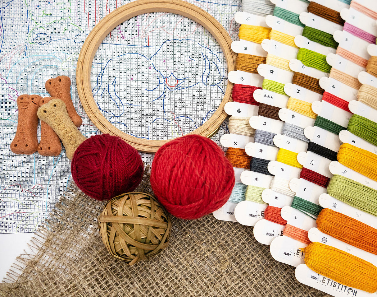 L9936 Ferme d'automne - Letistitch | Kit de point de croix
