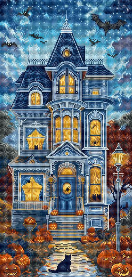 L9945 Haunt Manor - Letistitch | Kit de punto de cruz