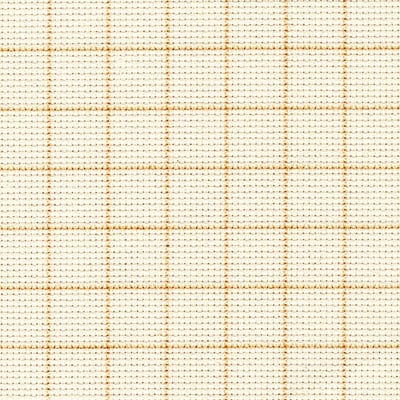 Tela Aida 16 ct Easy Count Zweigart color ecru con cuadrícula premarcada para punto de cruz