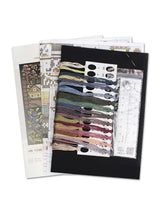 Kit de punto de cruz MP Studia SNV-1036 Sampler Dawn in the Village – Amanecer en el Pueblo 19x19 cm