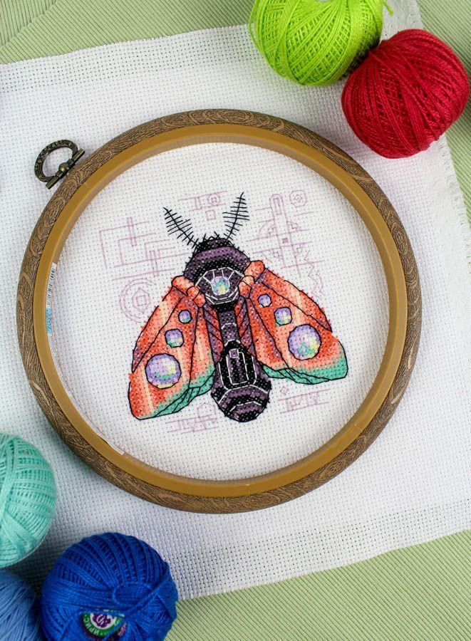 Cross stitch kit "Hawkmoth. Steampunk" SM-771 by MP Studia