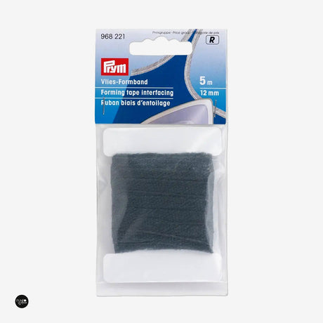 Entretela Prym 968221 cinta formadora de corte diagonal en color antracita