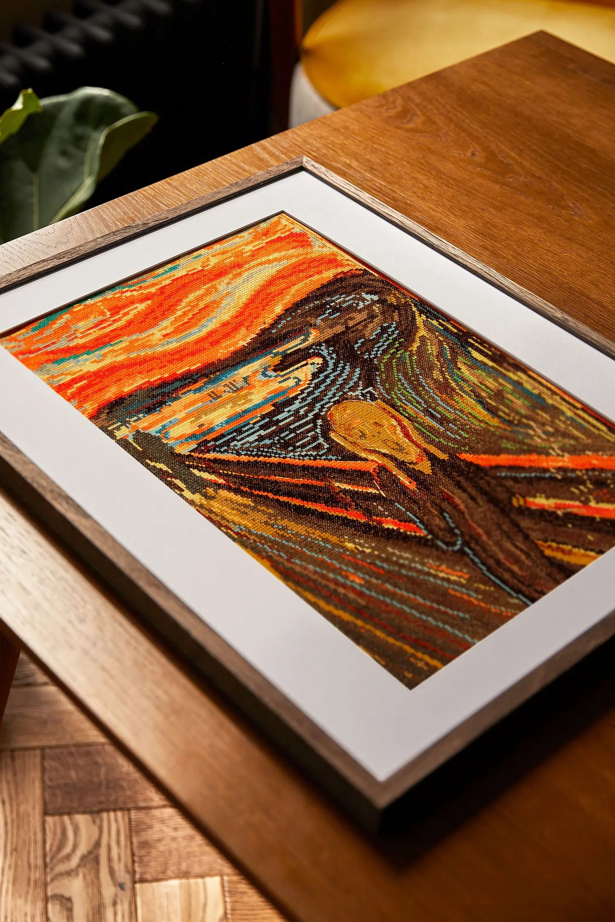 El Grito de Edvard Munch – Kit de Punto de Cruz Avanzado DMC BK1991