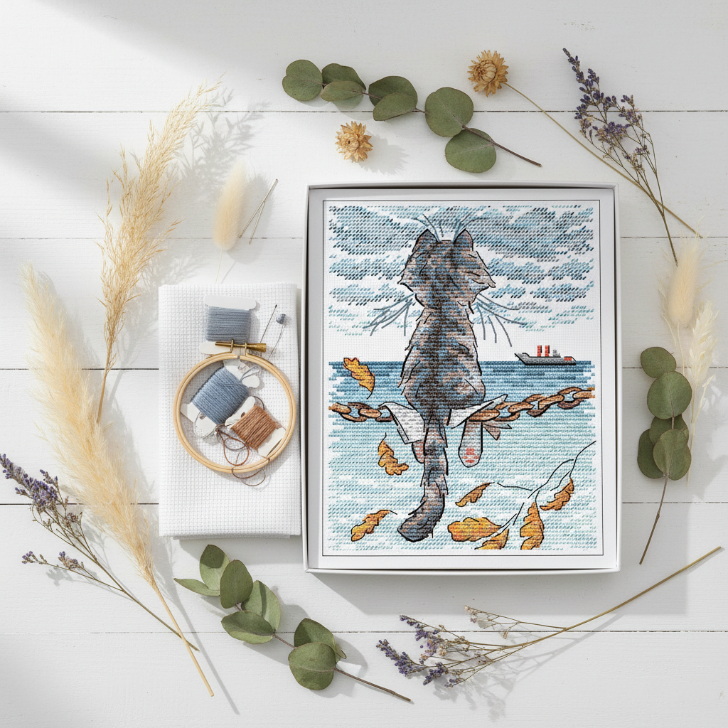 Cross Stitch Kit "Melancholy" MP Studia SM-784
