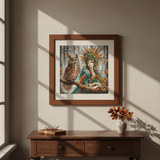 Kit de point de croix AVA Stitch « La Reine de la Forêt » P019