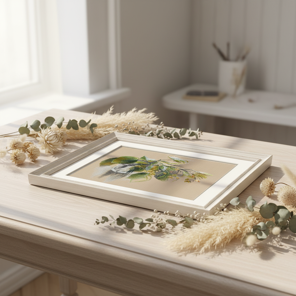 cross stitch kit "Fragrance of Linden" 1582