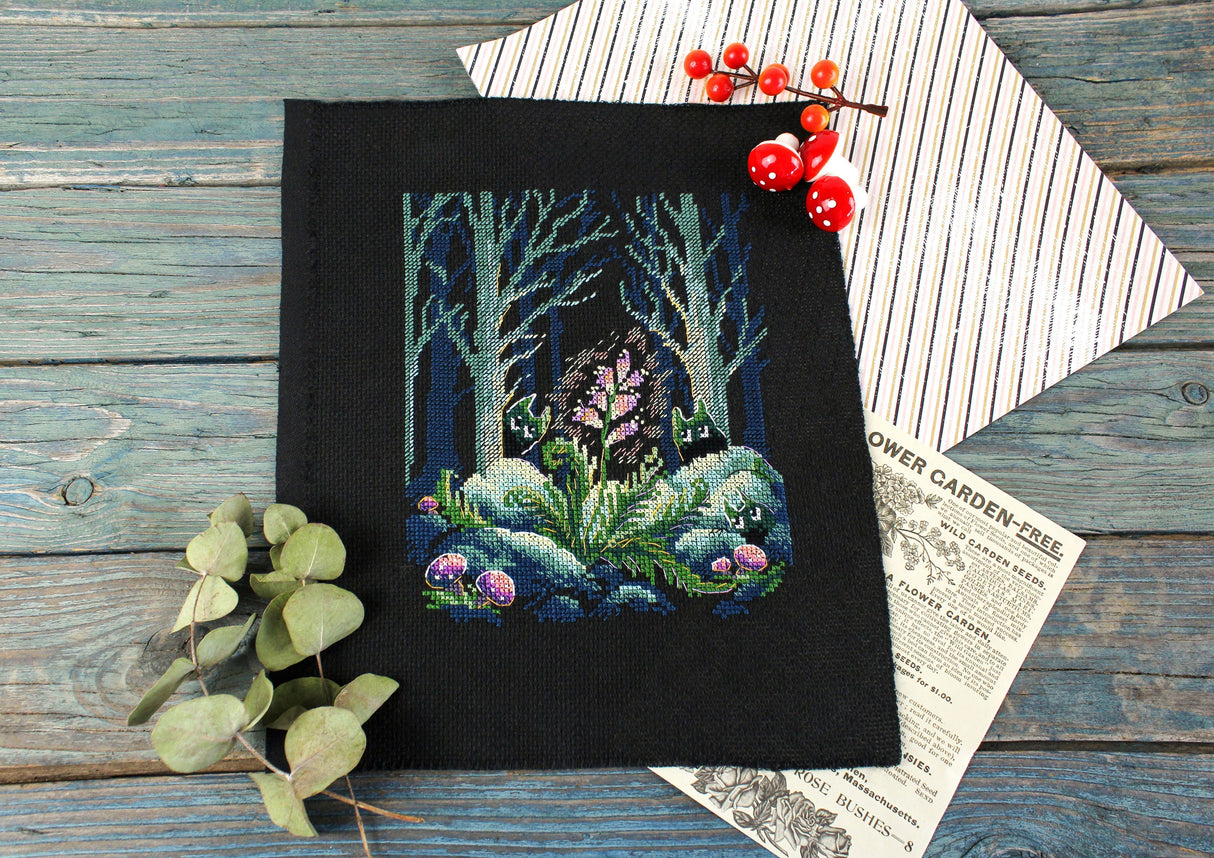 Cross Stitch Kit "Fern Blossom" SM-662 by MP Studia