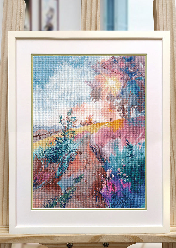 Kit de punto de cruz Oven S1643 – Riot of Colors () 24x35 cm
