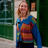 Silky Lace Rainbow - Hilo Fino de Merino y Seda con Degradado Multicolor