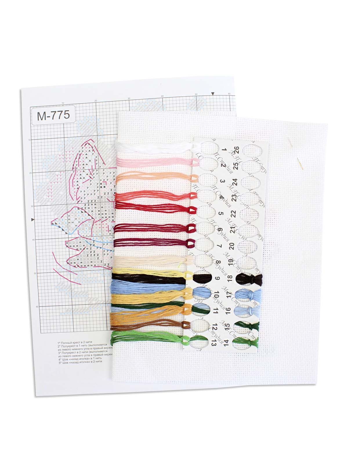 Vista adicional de Kit de punto de cruz MP Studia SM-775 – We’ll Be on Time 12x20 cm
