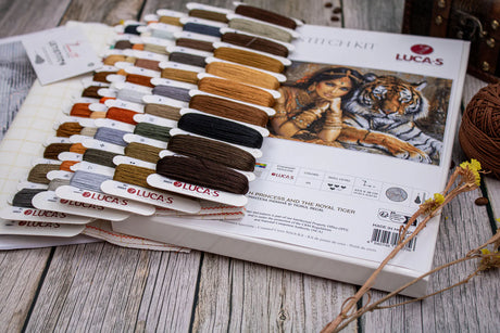 materiales kit punto de cruz luca s gold bu5060